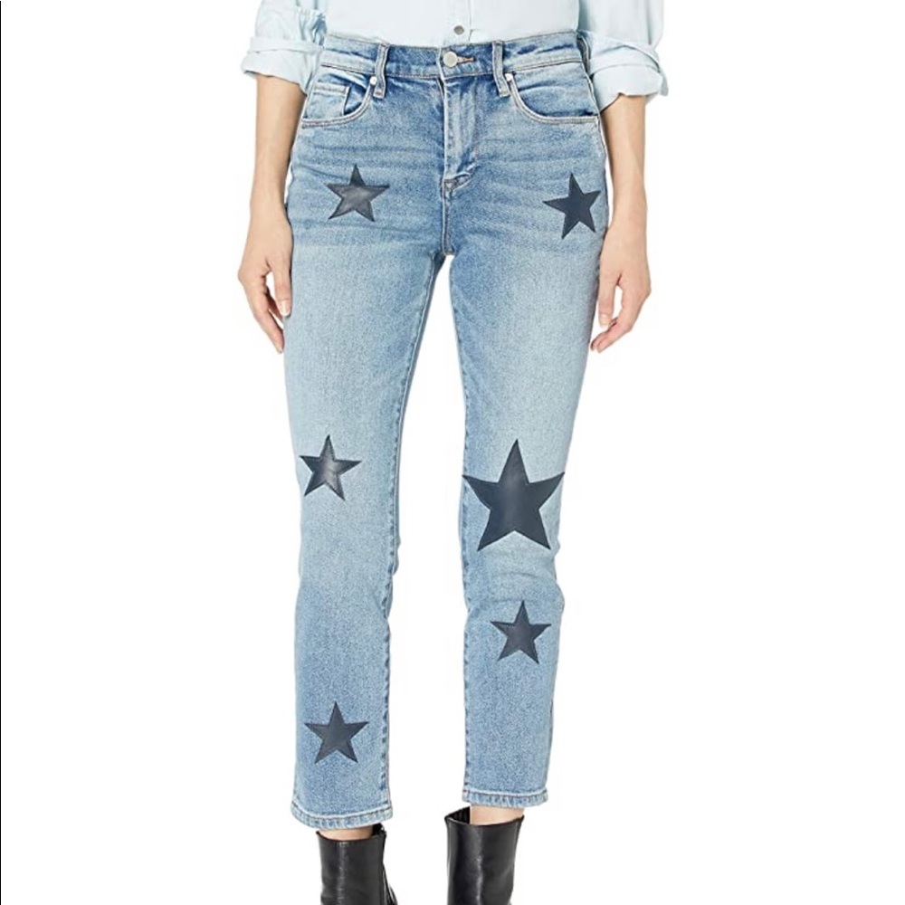 Blank NYC star printed jeans in every after